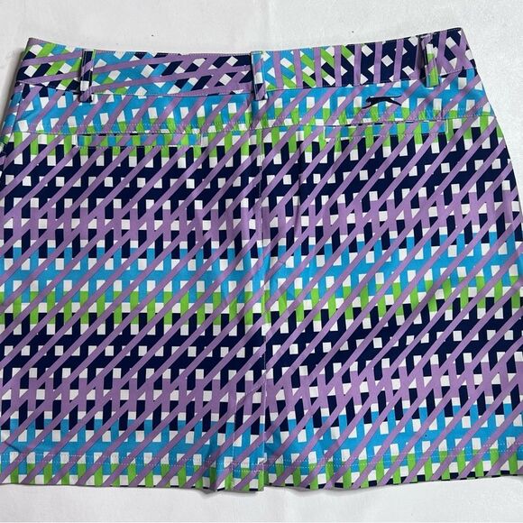 Slazenger Purple and Blue Mini Pencil Skorts Casual Size 8 - Picture 4 of 4